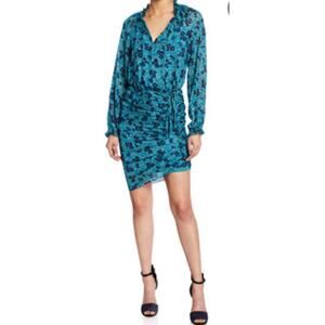 VERONICA BEARD‎ Becky Floral-Print Silk Shirtdress Size 12 NWT